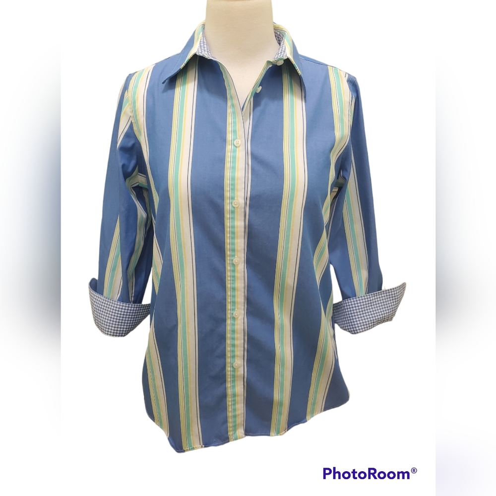 Chaps No Iron Shirt M